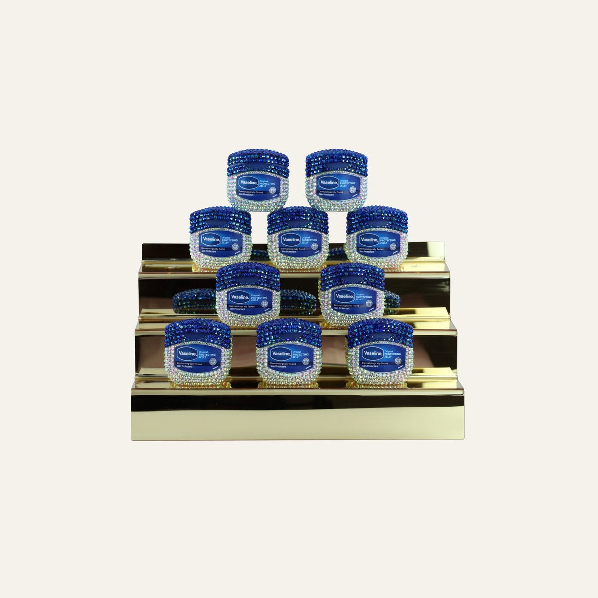 Holografisch Crystal Vaseline Potje – Royal Blue 50ml