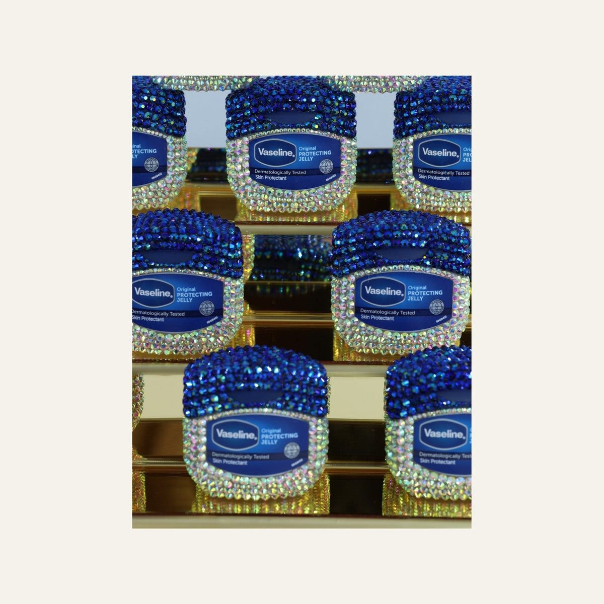 Holografisch Crystal Vaseline Potje – Royal Blue 50ml