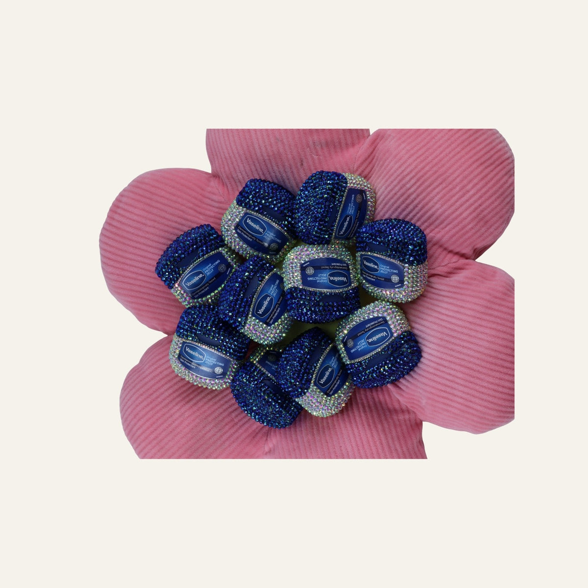 Holografisch Crystal Vaseline Potje – Royal Blue 50ml