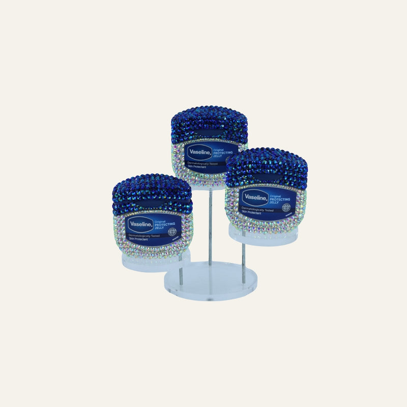 Holografisch Crystal Vaseline Potje – Royal Blue 50ml
