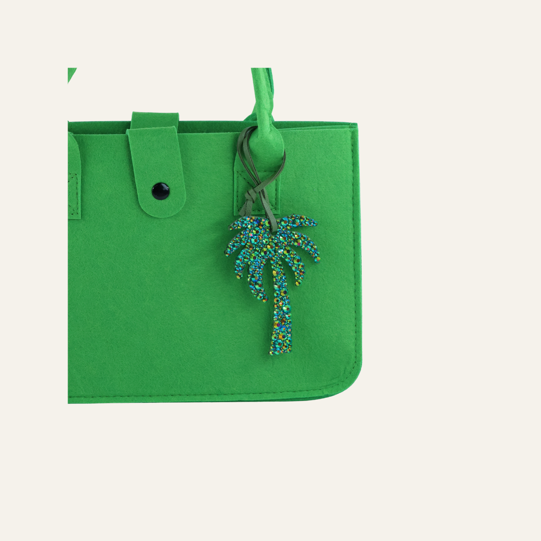 Tasbedel Palmboom – Luxe Strass Lifestyle Accessoire