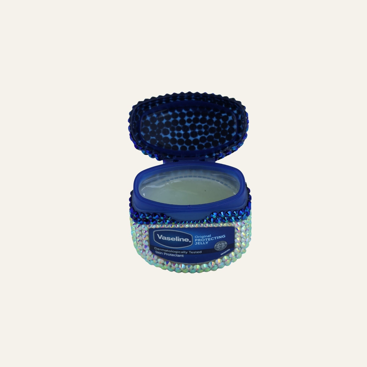 Holografisch Crystal Vaseline Potje – Royal Blue 50ml