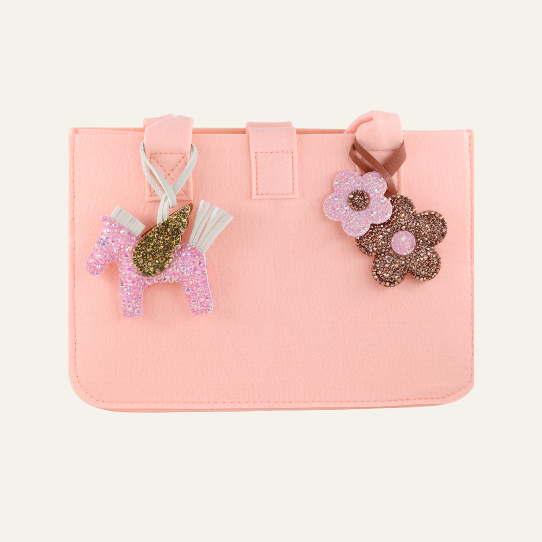 Handgemaakte Tasbedel Gevleugeld Paard – Luxe Strass Lifestyle Accessoire