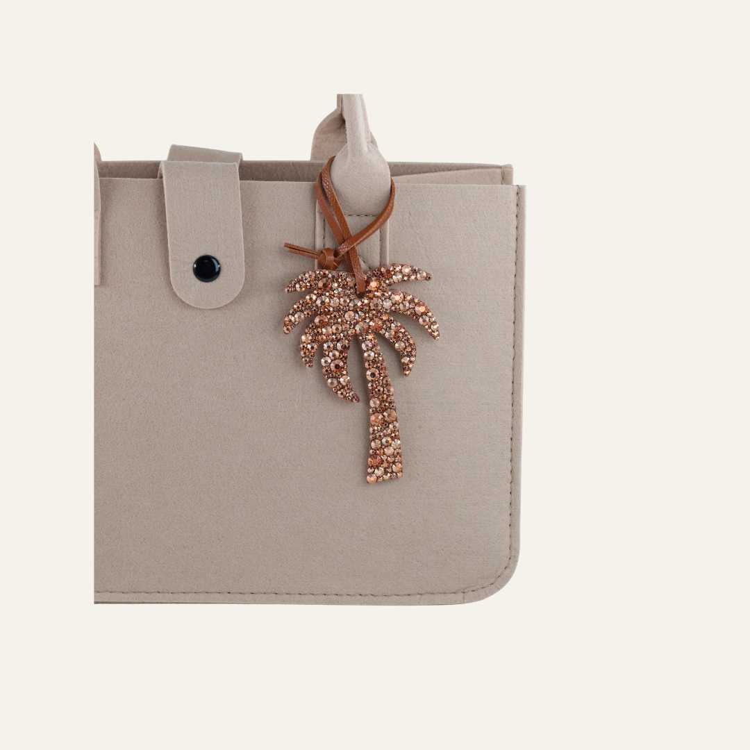 Tasbedel Palmboom – Luxe Strass Lifestyle Accessoire